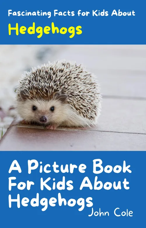 A Picture Book for Kids About Hedgehogs Fascinating Facts for Kids About Hedgehogs